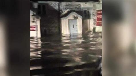 the floods have made the village inaccessible|Somerset village still recovering after intense floods .